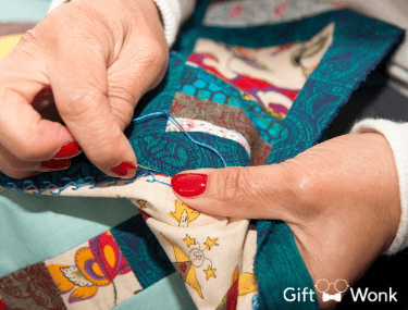 A handmade quilt is a great Memorial Day gift