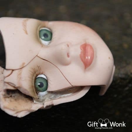 Halloween Gifts - Broken Doll Head Collectible for boys