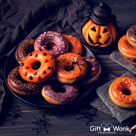 Halloween Treats - Halloween-themed donuts