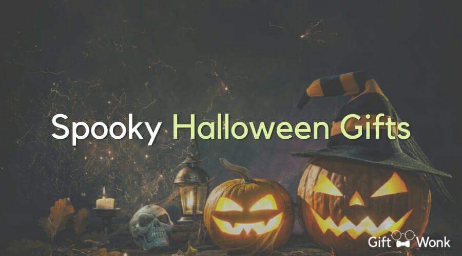 Spooky But Cute Halloween Gifts For A Terrifyingly Good Time 1 Cute Halloween Gifts title image with glowing pumpkin in the background