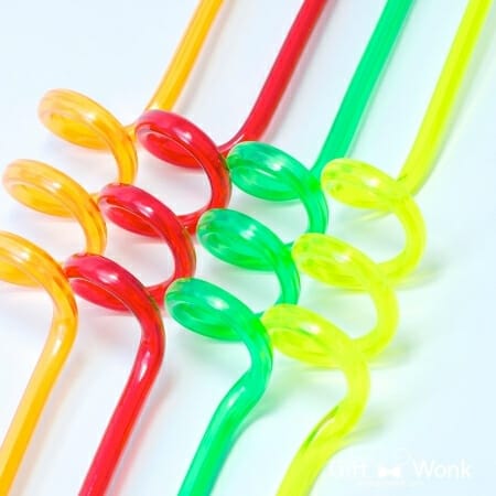 Novelty Halloween Gift - twisty straws for kids