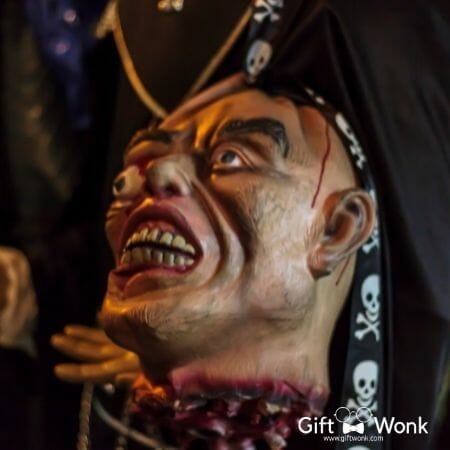 Enchanting Halloween Party Gift Ideas for a Screaming Good Time! 231 Halloween Party Gift - Scary Halloween mask of a man with his eye bulging out