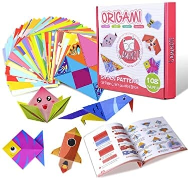 christmas gift ideas for kids - diy origami set for kids