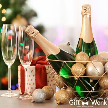 Christmas Gift Basket Ideas - Champagne Basket 