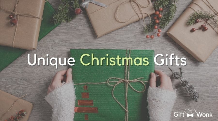Christmas Gifts for Friends title image with a gift in the background