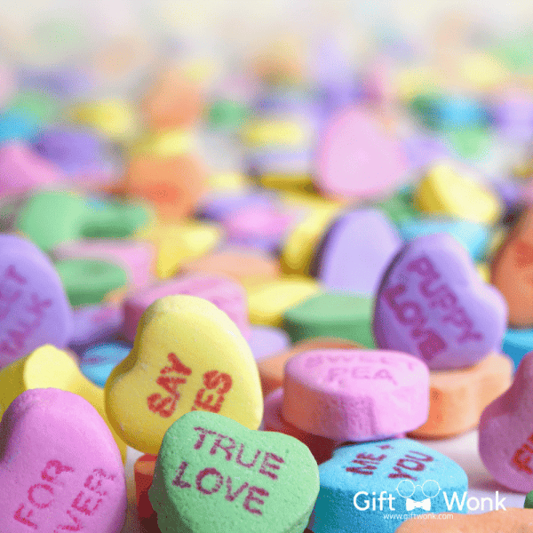 Valentine's Day Gifts Under $25 - Personalized Candy Hearts